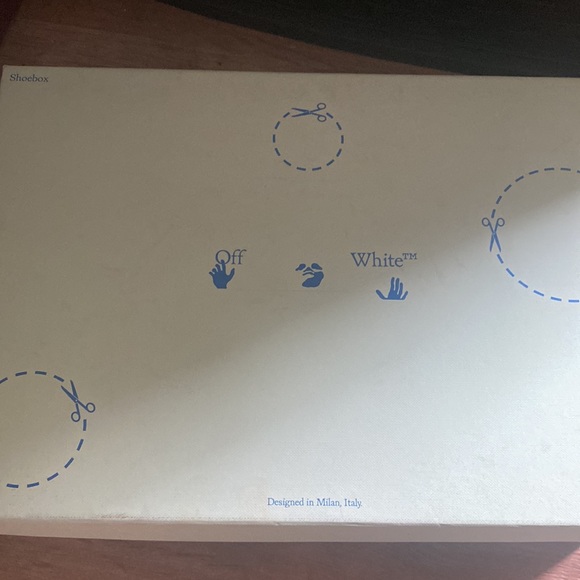 Off white mid tops( basically new) - Picture 5 of 7